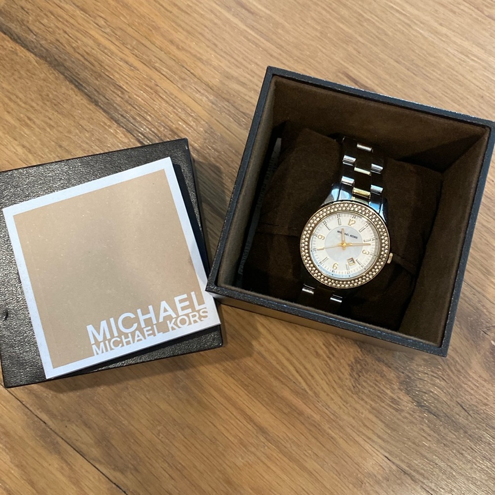 Michael Kors two tone watch